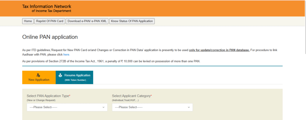 PAN Card Mobile Number Update Online 2025