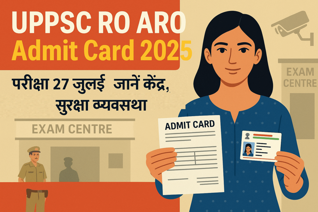 UPPSC RO ARO Admit Card 2025