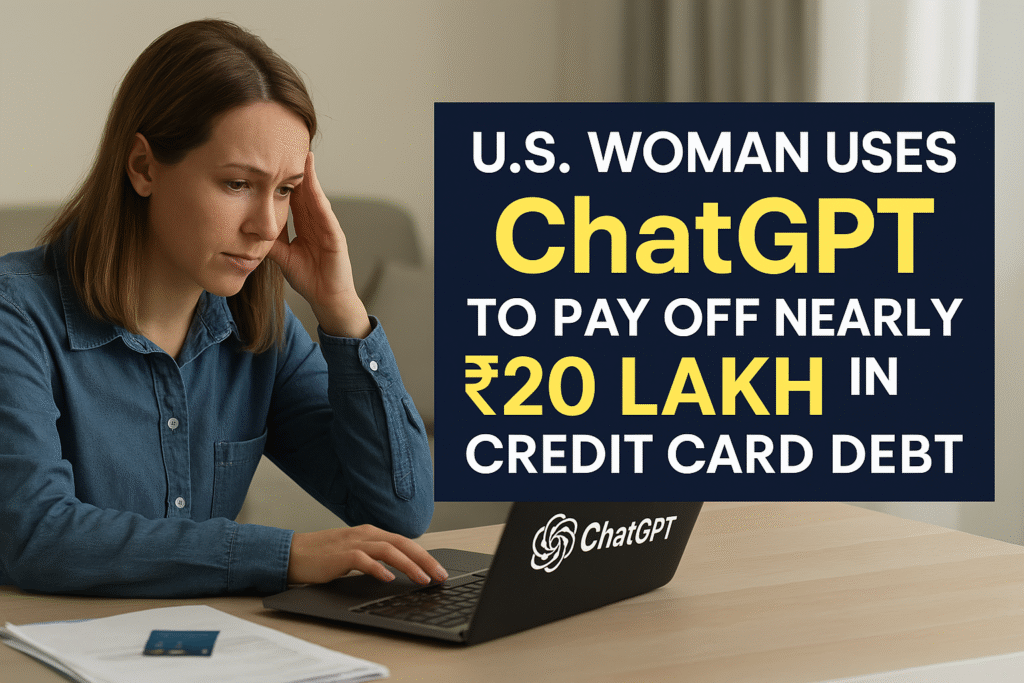 US Woman Used ChatGPT to Pay Off 20 Lakh